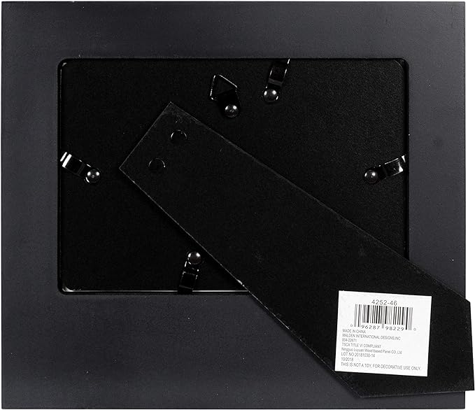 Picture Frame - "Friends" - 4"X6" Photo - 7"X5.5" Frame - Black with White Script - Image 4