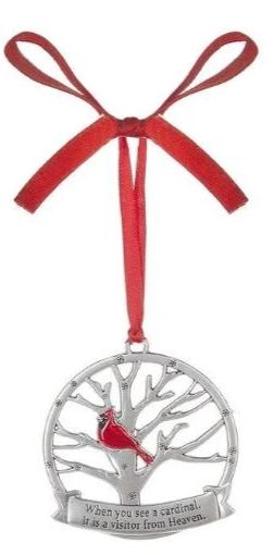 Memorial Ornament - Cardinal - Multiple Verses Available - Image 3